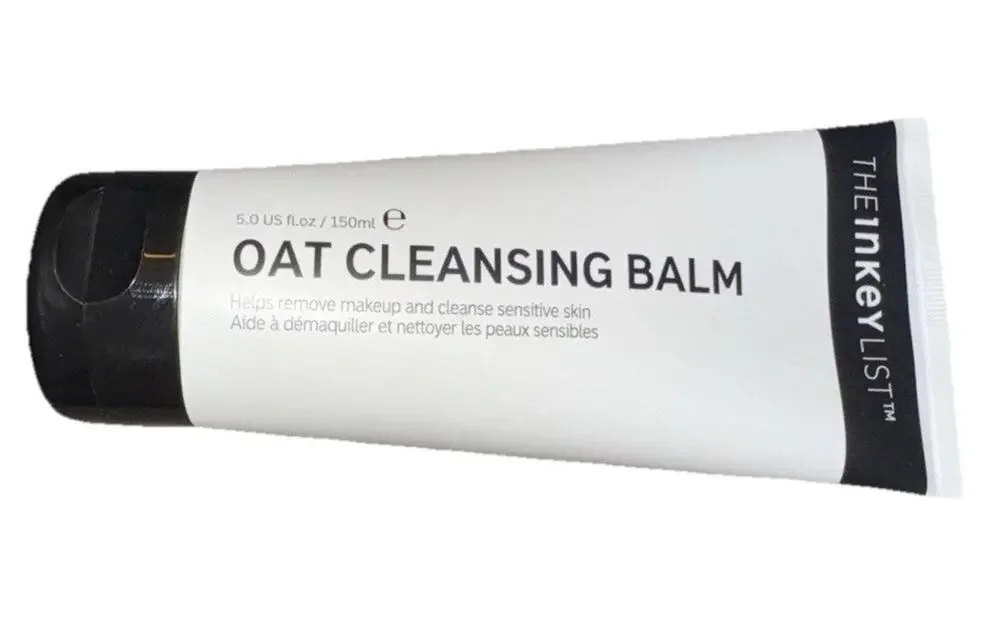 The INKEY List Oat Cleansing Balm 5 Fl Oz/150ml, Dissolves Makeup